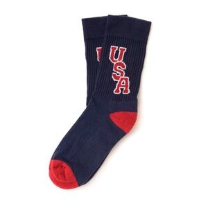 AMERICAN TRENCH USA 1968 OLYMPICS INSPIRED SOCKS NAVY OS UNISEX NWT